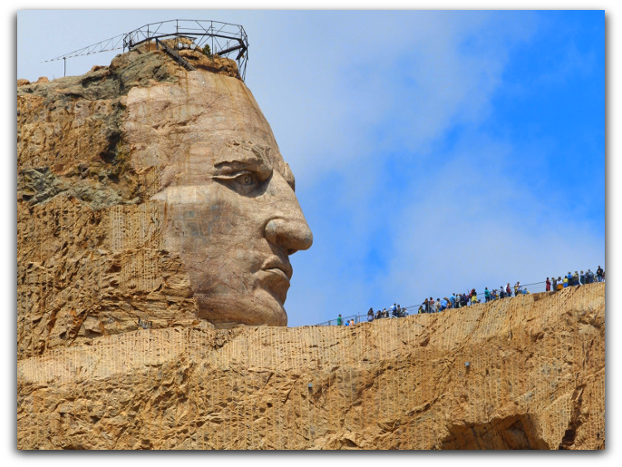 This is Crazy Horse Memorial -  11th wonder of the World !