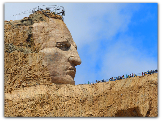 This is Crazy Horse Memorial - 11th wonder of the World !